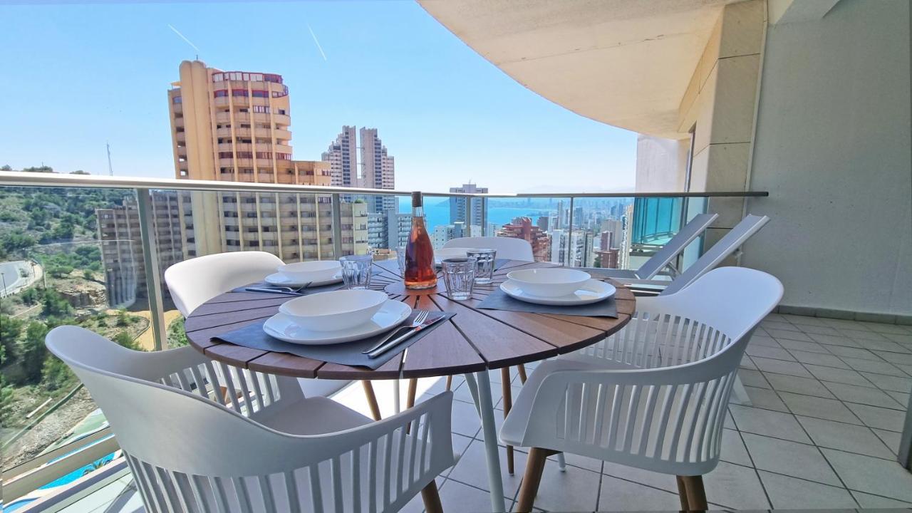 Skyline 9 Apartamento De 2 Dormitorios Soleado Con Terraza Privada Benidorm Exteriör bild