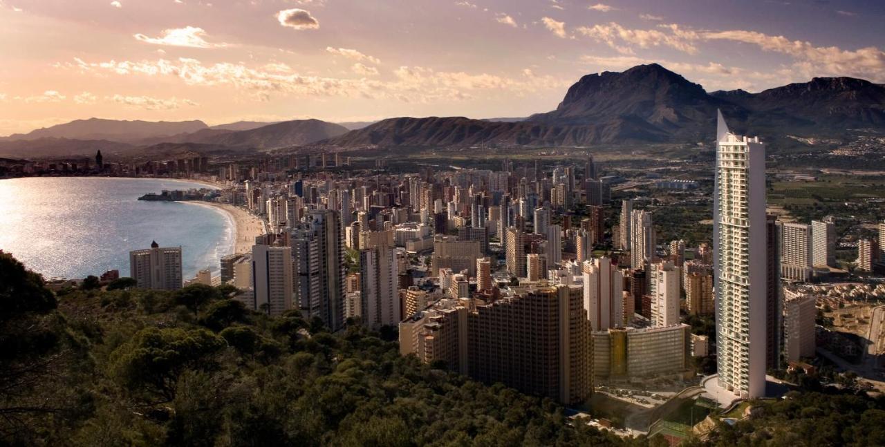 Skyline 9 Apartamento De 2 Dormitorios Soleado Con Terraza Privada Benidorm Exteriör bild